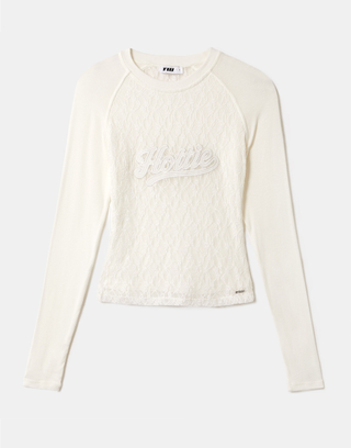 Top Bianco in Pizzo Ricamato | TALLY WEiJL