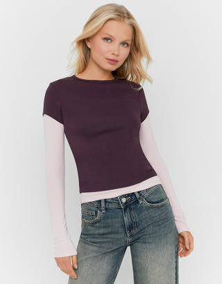 Lila Basic T Shirt | TALLY WEiJL