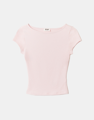 Basic Pink T-Shirt | TALLY WEiJL