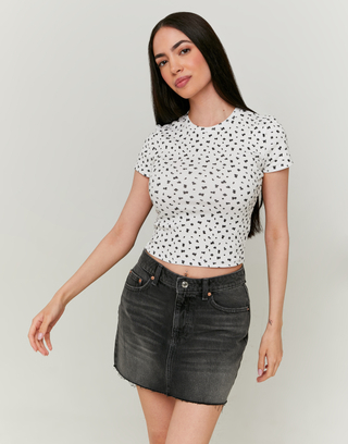 T-shirt Basic Floral | TALLY WEiJL