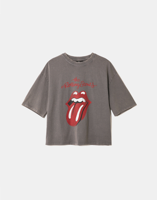 Grey Printed T Shirt | TALLY WEiJL