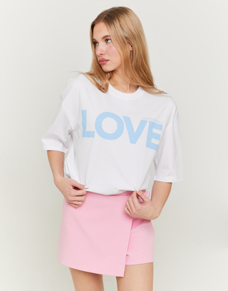 White Printed T-shirt | TALLY WEiJL