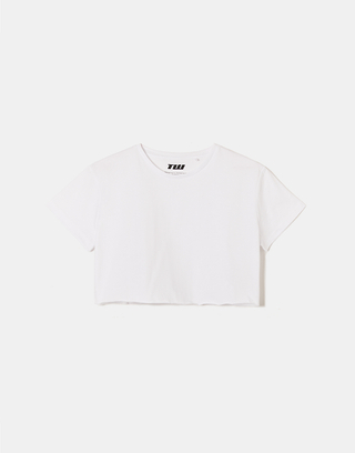 Cropped Basic T-shirt | TALLY WEiJL