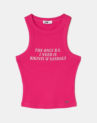 Rosa Print Tank Top | TALLY WEiJL