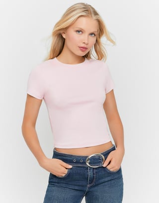 T Shirt Court Rose | TALLY WEiJL