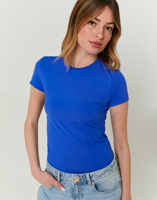 T-shirt Basic Μπλε | TALLY WEiJL
