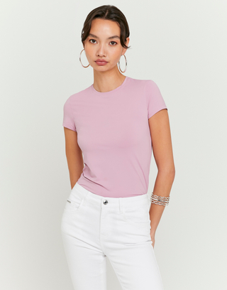 T-shirt basic viola | TALLY WEiJL