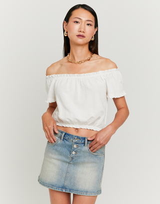 Crop Top Estivo Bianco | TALLY WEiJL