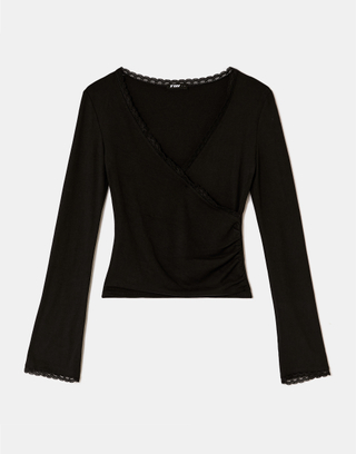 Schwarzes Rafftop | TALLY WEiJL
