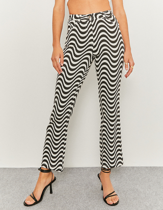 High Waist Striped Jeans | TALLY WEiJL 