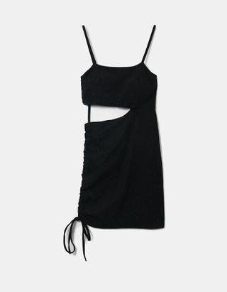 TALLY WEiJL, Czarna sukienka Mini na ramiączka for Women