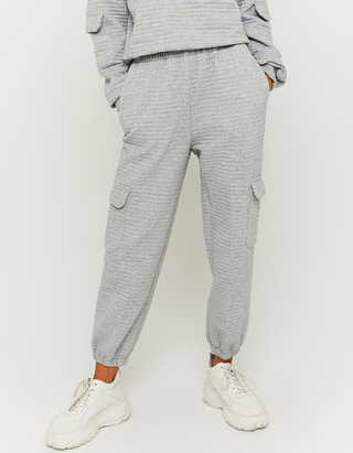 Pantaloni da Jogging Cargo a Vita Alta Grigi | TALLY WEiJL Online Shop