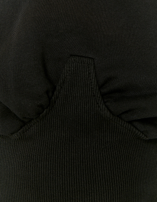 TALLY WEiJL, Black Cropped  Sweatshirt for Women