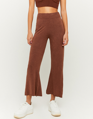 Wide Leg Knitted Trousers | TALLY WEiJL 