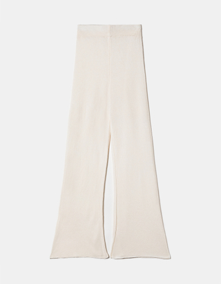 Wide Leg Knitted Trousers
