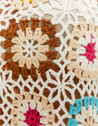 Top Smanicato in Crochet 