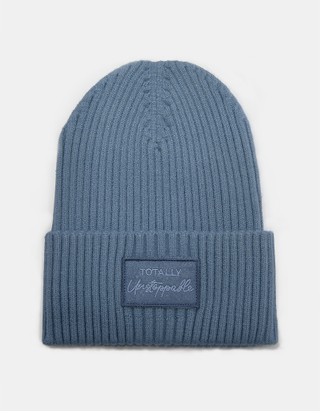 TALLY WEiJL, Blue Ribbed Beanie for Women