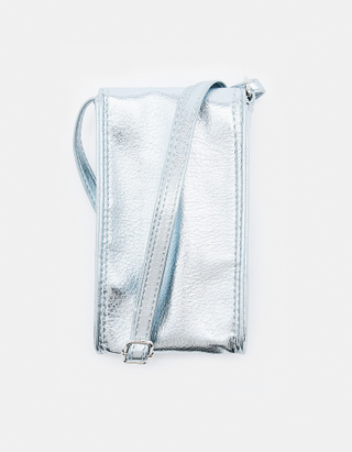 Silver Phone Pouch
