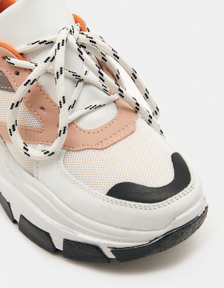 chunky sole technical sneakers