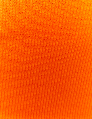 Orangefarbener Ärmelloser Body