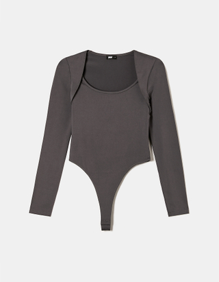 TALLY WEiJL, Grey Bolero Bodysuits for Women