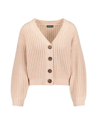 Light Pink Knitted Cardigan