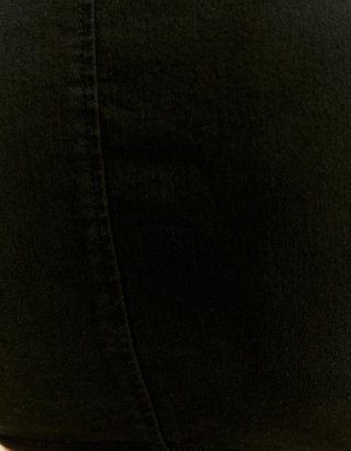 TALLY WEiJL, Czarny jeansowy kombinezon z otwartym dekoltem na plecach for Women