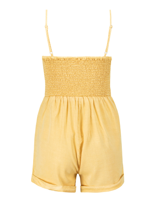 Yellow Loose Fit Playsuit