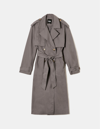 TALLY WEiJL, Trench long gris for Women