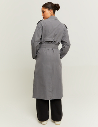 TALLY WEiJL, Grey long Trenchcoat for Women