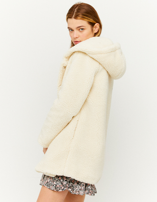 TALLY WEiJL, Hooded Teddy Fur Coat for Women