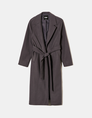 TALLY WEiJL, Grey Coat With Belt for Women