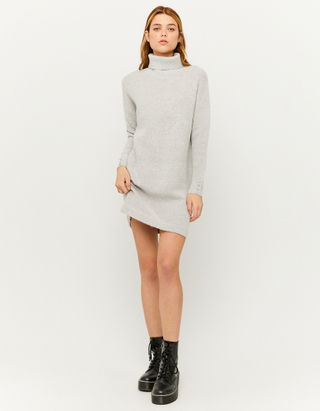 Grey Mini Jumper Dress