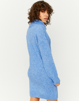 TALLY WEiJL, Blue Knit Midi Dress for Women