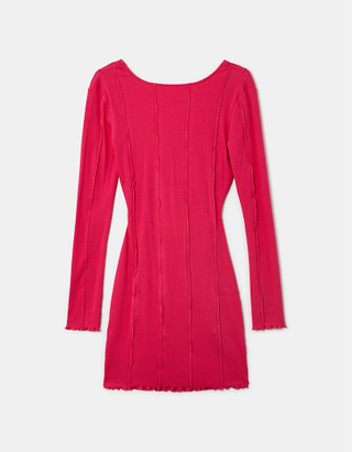 TALLY WEiJL, Pink Long Sleeves Mini Dress for Women