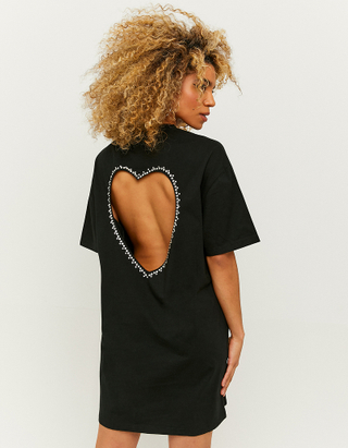 TALLY WEiJL, Robe Manches Courtes Noire for Women