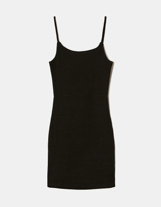 TALLY WEiJL, Czarna mini sukienka basic for Women