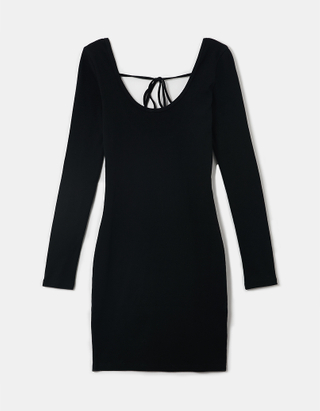 TALLY WEiJL, Black Basic Mini Dress for Women