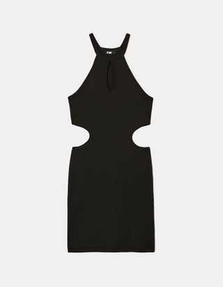TALLY WEiJL, Vestito Cut Out Nero for Women