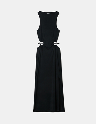 Μαύρο μάξι φόρεμα