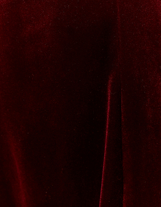 TALLY WEiJL, Czerwona wieczorowa sukienka Mini z aksamitu for Women