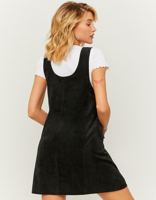 Black Mini Corduroy Dress