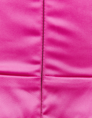 Pinkes Mini Kleid aus Satin