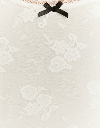 TALLY WEiJL, White Lace Mini  Dress for Women
