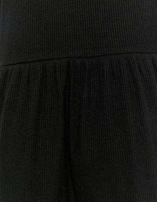 TALLY WEiJL, Czarna sukienka Mini z długim rękawem for Women