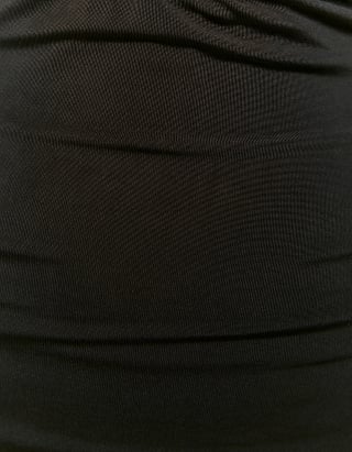 Μαύρο Maxi Φόρεμα Cut Out
