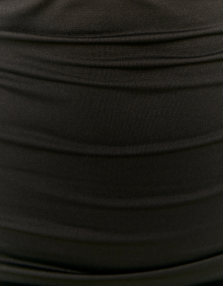 TALLY WEiJL, Czarna sukienka Mini z wycięciem for Women