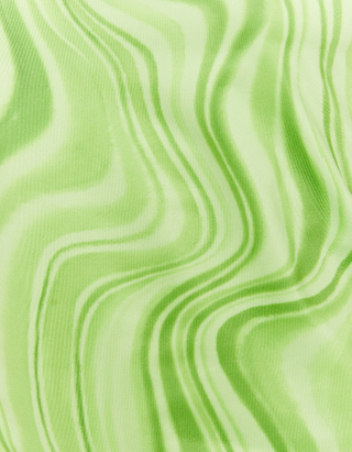 Πράσινο Μίνι φόρεμα με στάμπα