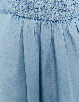 TALLY WEiJL, Niebieska sukienka Mini retro for Women