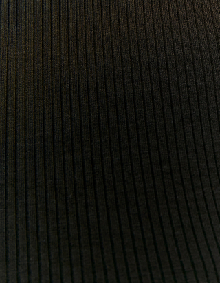 Μαύρο Midi Εξώπλατο Φόρεμα 